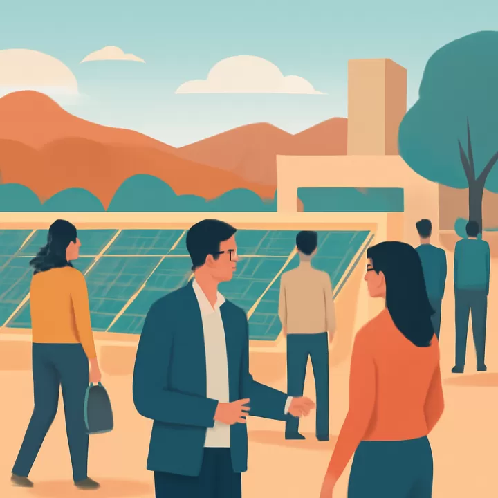 Dieciocho empresas visitaron el futuro Parque Solar de Guaymallén