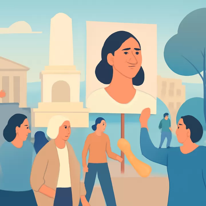 Madres y organismos se movilizaron en la Plaza por la liberación de Milagro Sala