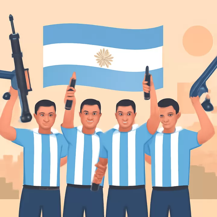 Jugadores de Tucumán Central posaron con armas y alcohol tras avanzar en el Torneo Regional Federal Amateur