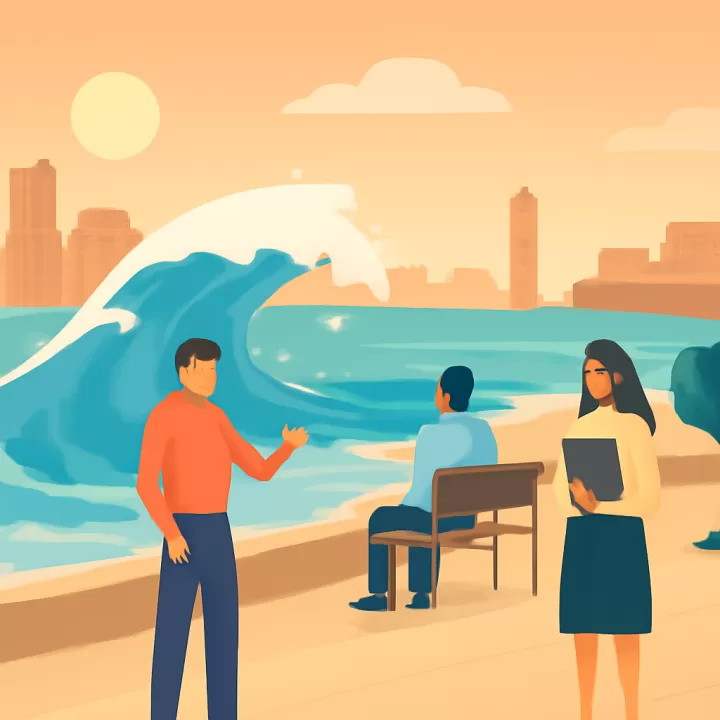 Lecciones del fenómeno de la marea en Mar del Plata para emprendedores