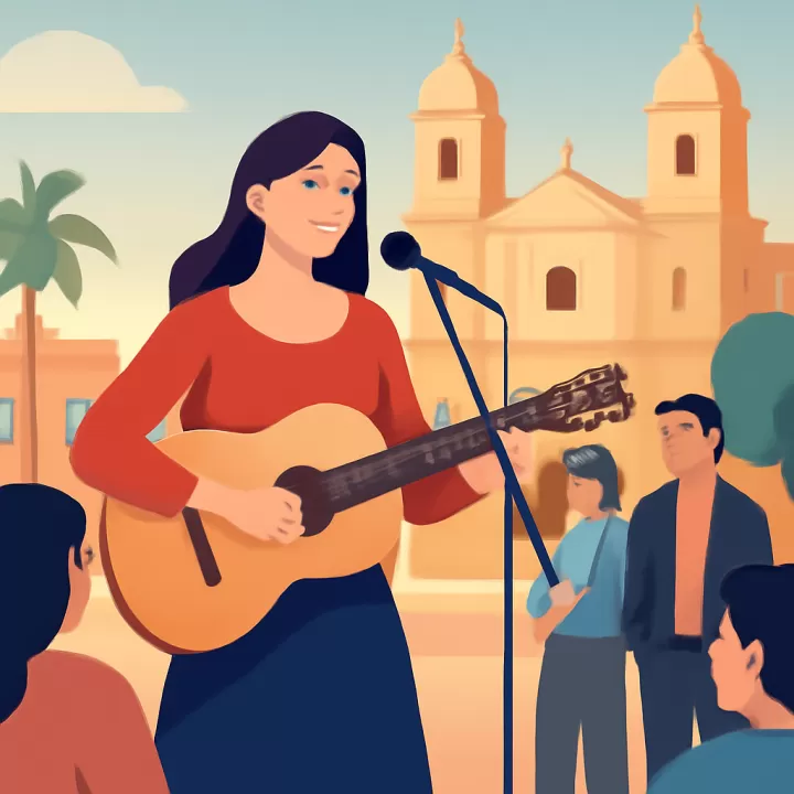 Maggie Cullen presentó una propuesta íntima en Jesús María