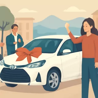 Rocío Barros ganó un Toyota Yaris 0 km en Villa La Angostura