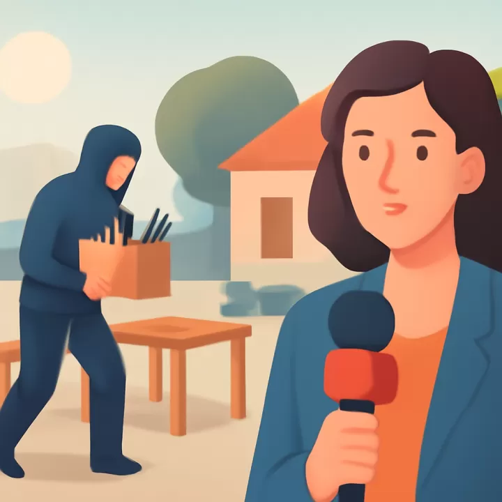 Robo en una casaquinta de Pocito: se llevaron cubiertos, mesas y bombas de agua