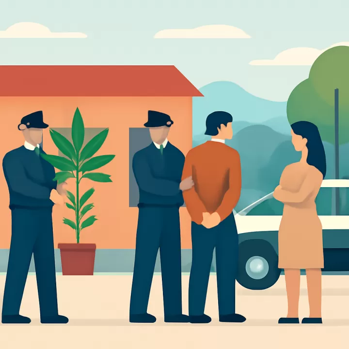 Secuestran plantas de cannabis tras allanamientos en Fernández Oro, Río Negro