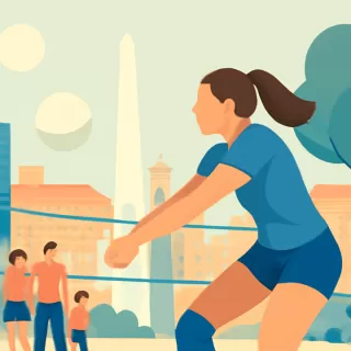 Brunella Mamonde inicia su participación en la Liga Argentina Femenina de Vóley con Bahiense del Norte