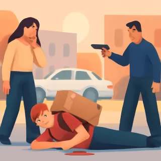 Repartidor atacado a tiros durante un robo en Chimbas