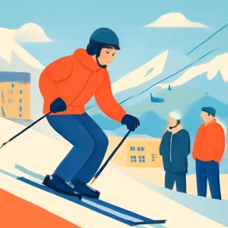 Alvaro Llull participa en el Mundial Junior de freeride en Austria