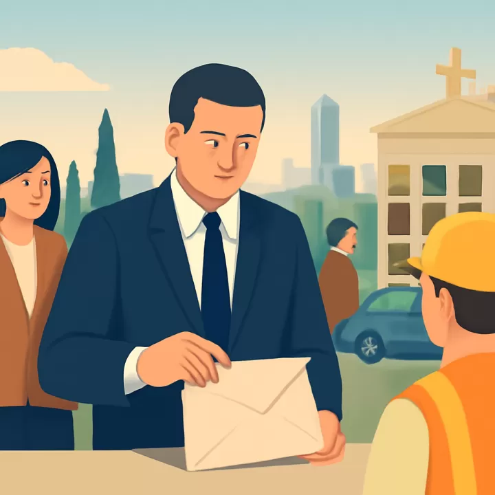 Apertura de sobres para construcción de 20 nuevos nichos en el cementerio de Banderaló