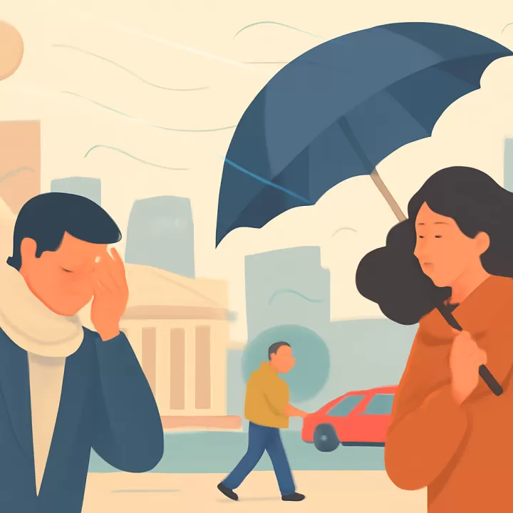 La Plata: ráfagas de viento de hasta 60 km/h y descenso de temperatura esta noche