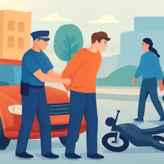 Conductor alcoholizado chocó una moto robada en Trelew y fue detenido