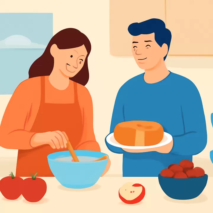 Receta viral para preparar un budín de manzana esponjoso en menos de 20 minutos