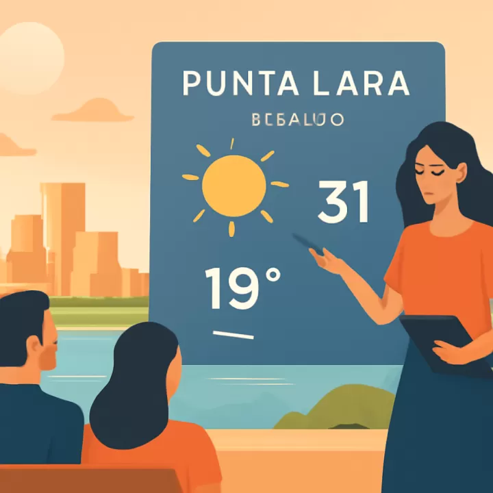 Pronóstico del tiempo para Punta Lara, Buenos Aires, sábado 17 de enero de 2026