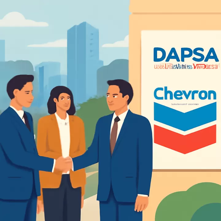 Dapsa firma acuerdo con Chevron para comercializar combustibles en la región