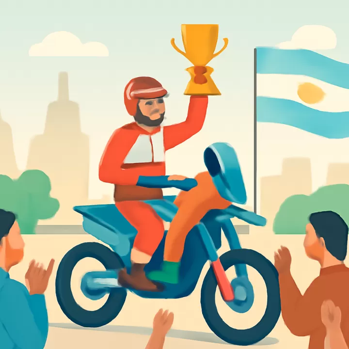 Luciano Benavides ganó el Dakar 2026 por apenas dos segundos