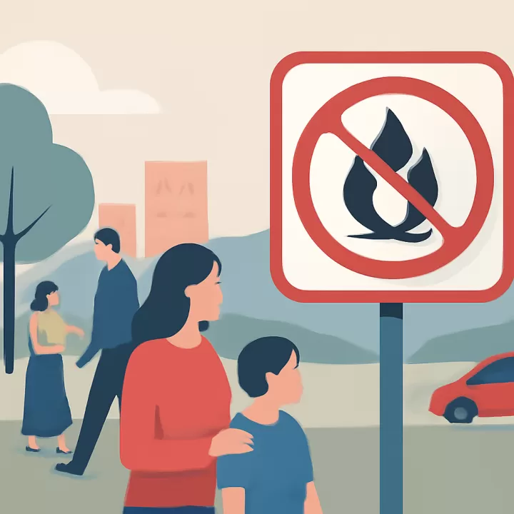 Río Negro prohíbe hacer fuego al aire libre por riesgo extremo de incendios