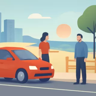 Vehículo estacionado en contramano obstaculizó acceso a playa pública en Las Balsas