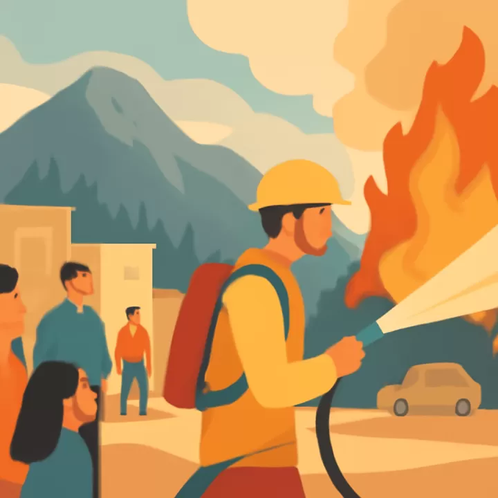 Incendios forestales activos en Epuyén con reactivación en la ladera del cerro