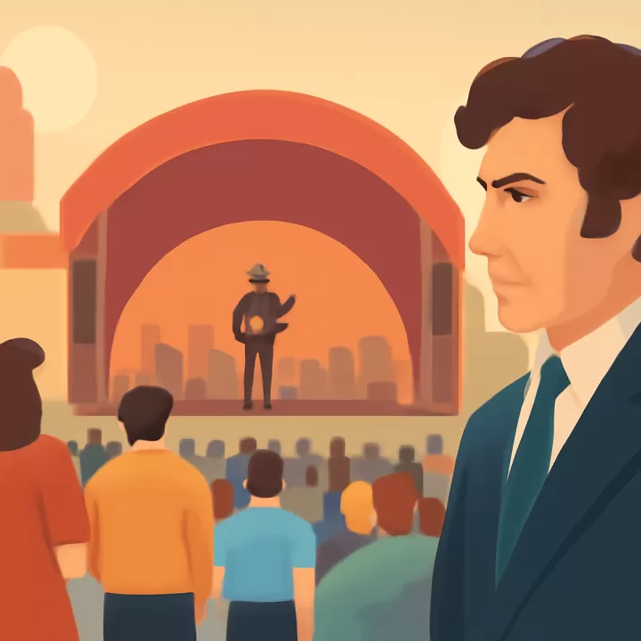 Javier Milei estuvo presente en el show de Oscar “el Chaqueño” Palavecino en el Festival de Jesús María