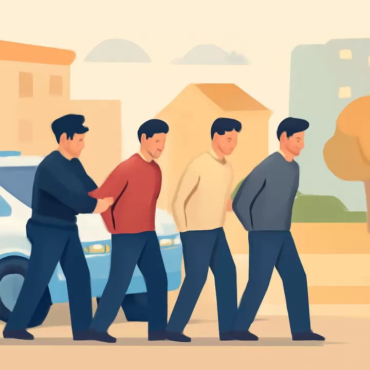 Detienen a cuatro hombres tras robar un horno eléctrico en el barrio Procrear de Maipú