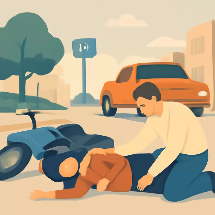 Atropello y fuga en La Plata: mujer motociclista quedó herida en avenida 13