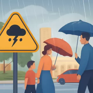 Misiones inicia el domingo con alerta amarilla por tormentas intensas y chaparrones