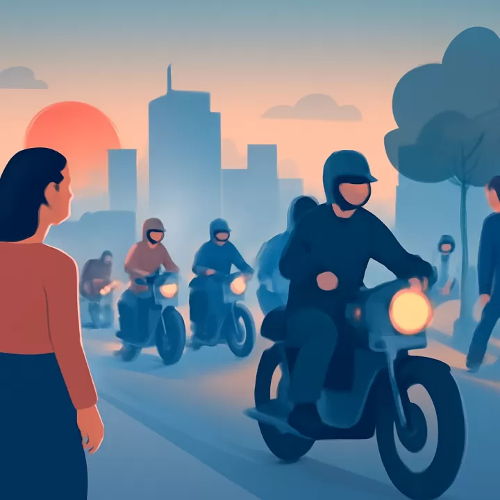 Caravana de motos provoca alteraciones y maniobras riesgosas en La Plata el viernes por la noche