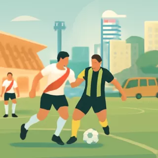 River y Peñarol se enfrentan en un amistoso de la Serie Río de La Plata en Uruguay