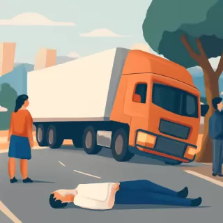 Muere un camionero tras perder el control de su vehículo en la Ruta Nacional 149, Ullum