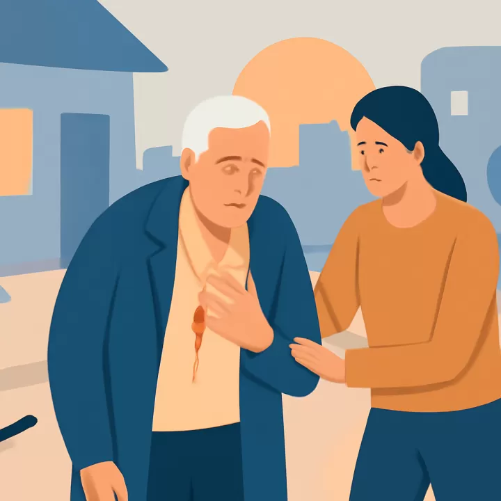 Anciano fue asaltado con un cuchillo en su casa de Concepción durante la madrugada