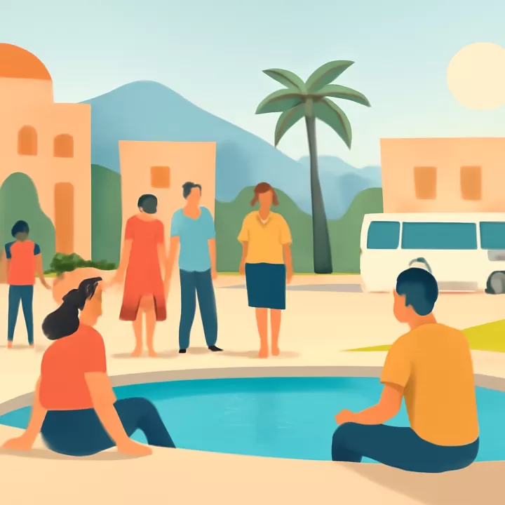 Agua Negra, el oasis más elegido en Jáchal por los sanjuaninos