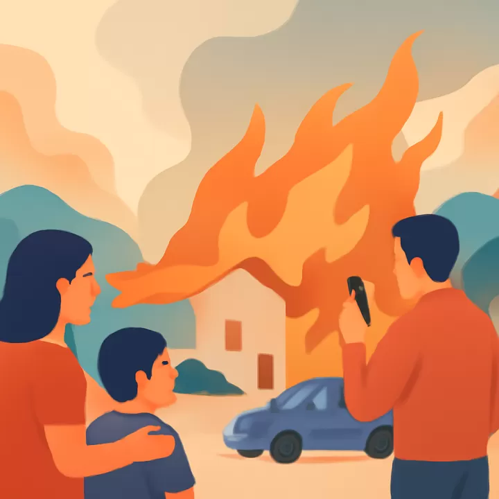 Incendios forestales arrasan con viviendas en Punta de Parra, Tomé