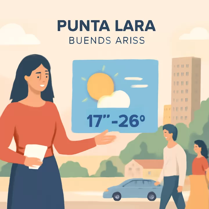 Pronóstico del tiempo para Punta Lara, Buenos Aires, domingo 18 de enero de 2026