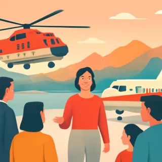Presentan en Bariloche helicóptero y avión para fortalecer la prevención de incendios forestales
