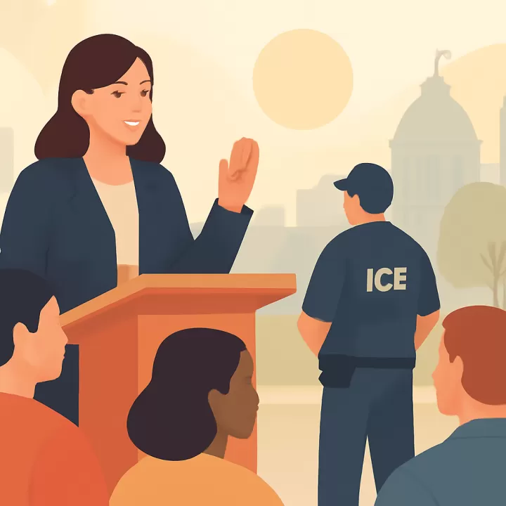 Kristi Noem genera debate por sus declaraciones sobre agentes del ICE tras operativo en Minneapolis