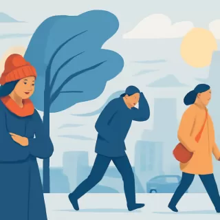 Lunes frío y ventoso en Uruguay con ascenso de temperaturas hacia la próxima semana