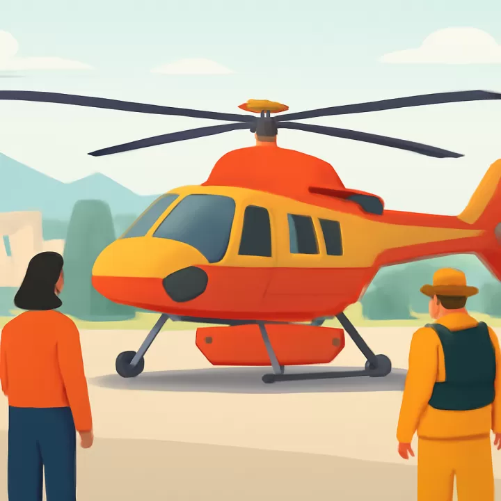 Río Negro presentó un helicóptero exclusivo para combatir incendios forestales