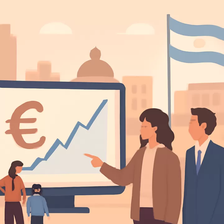 Cotización del euro en Argentina el domingo 18 de enero