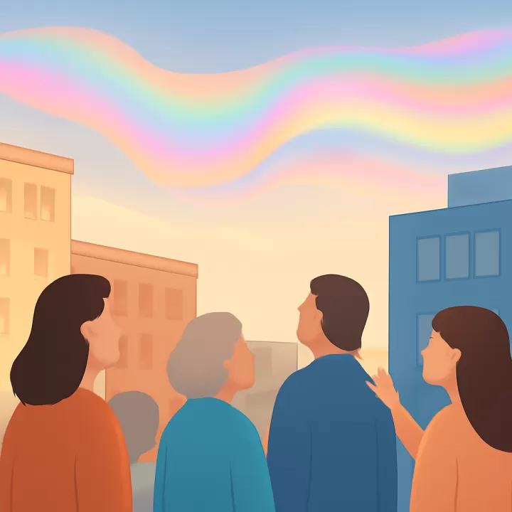 Iridiscencia atmosférica: los colores ondulatorios de las nubes de gran altitud