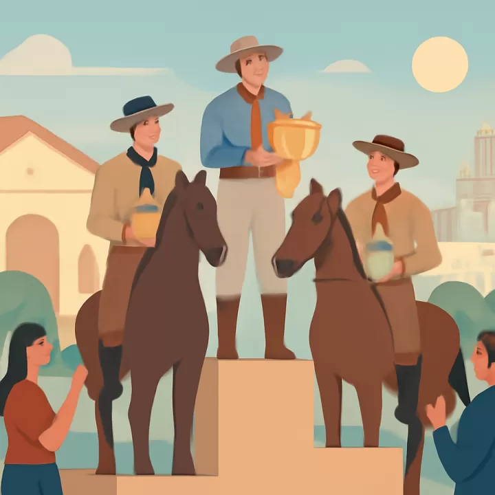 Jesús María consagra a sus nuevos campeones de jineteada: Ramos, Miraballes y Costa