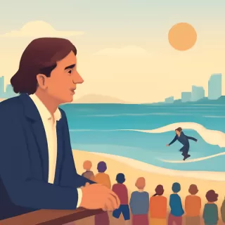 Luis Lacalle Pou asistió a las finales de la Copa Serie Río de La Plata en Maldonado