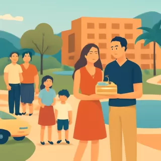 Pampita celebró su cumpleaños 48 en un exclusivo resort en México junto a su familia y amigos