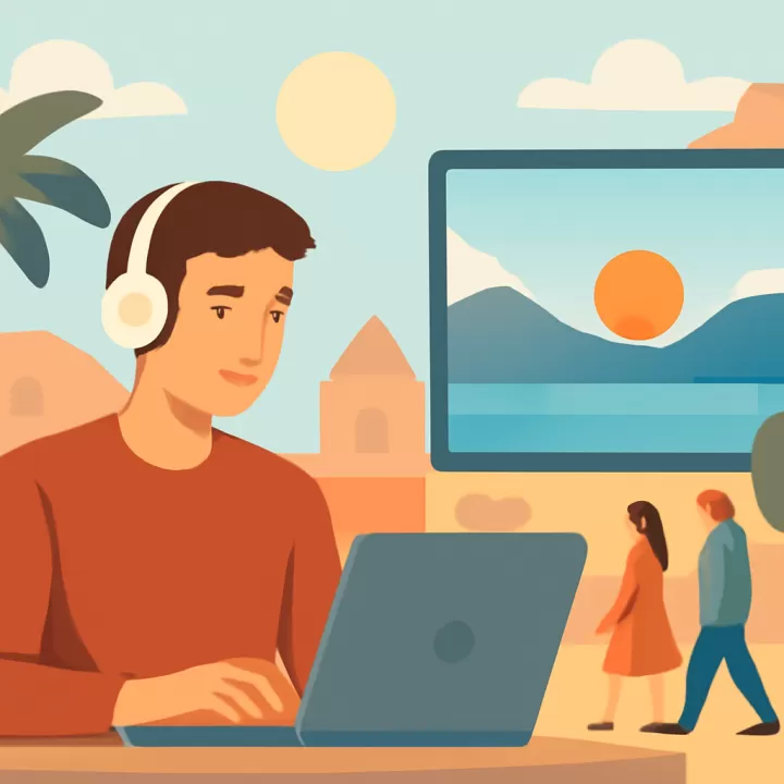 Lauti Rojas, el sanjuanino que por casualidad pone imágenes a la música y llegó a trabajar con Henry Saiz