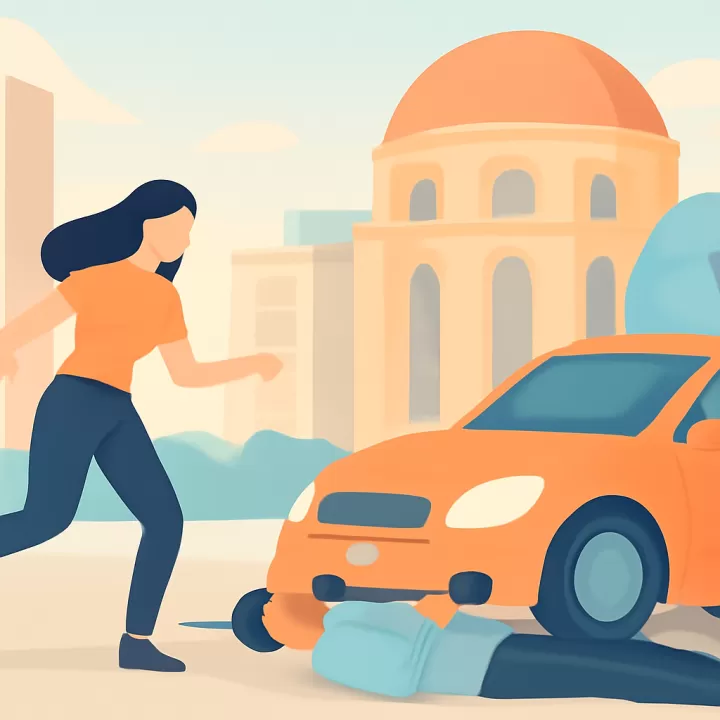 Joven atropelló a su pareja tras discusión en Abasto, La Plata