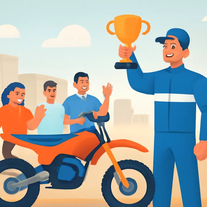 Luciano Benavides se consagró campeón del Dakar 2026 en motos