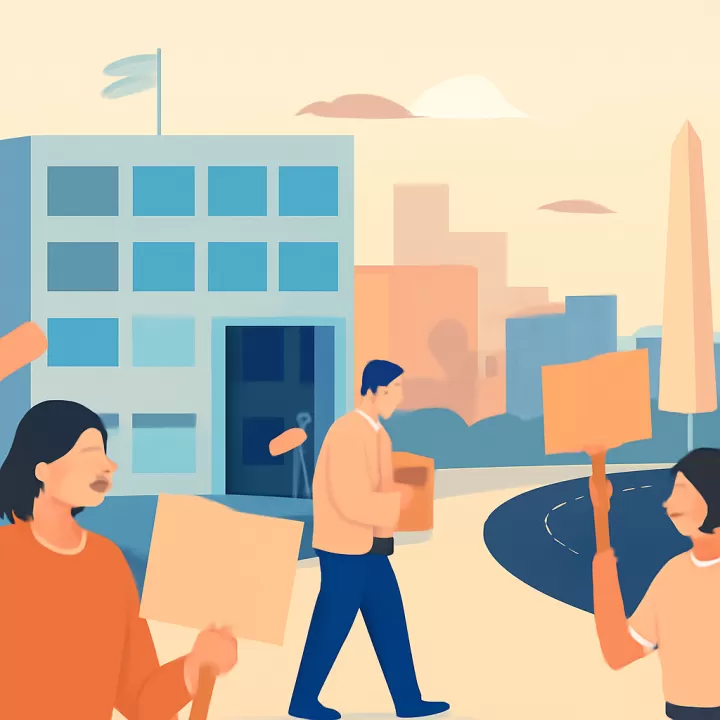 Conflicto laboral en Lustramax: despidos, protestas y denuncias cruzadas