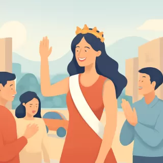 Mara Lizana Muñoz, nueva reina de la Vendimia en Junín