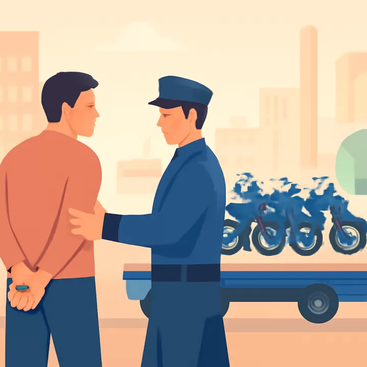 Secuestraron más de 25 motos durante operativos por caravana en La Plata