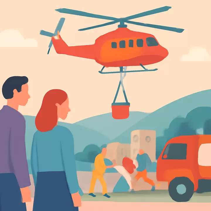 Río Negro incorpora helicóptero para reforzar el combate de incendios forestales