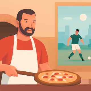 Matías Vuoso: exgoleador que tras retirarse trabaja como pizzero en México