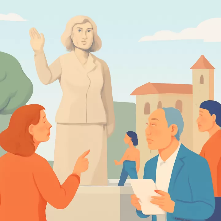 Mirtha Legrand solicitó la retirada de su estatua en Villa Cañás tras daños y restauraciones